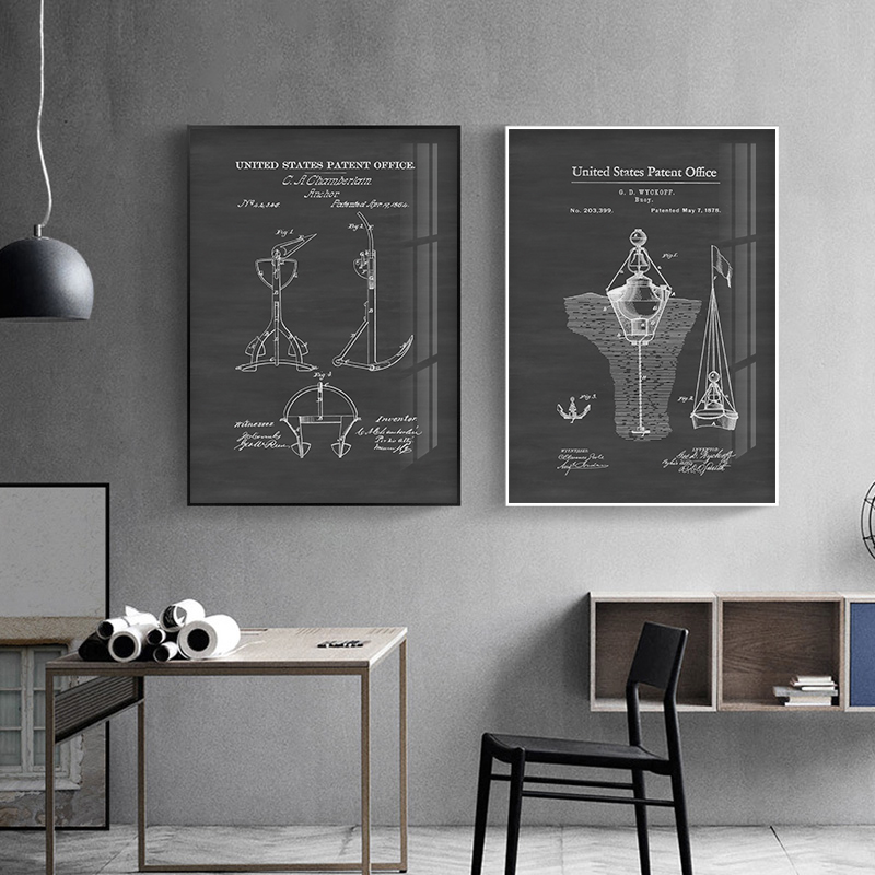 Prosty Czarno-Biały Szary Amer – Star Map Poster recenzja i cena